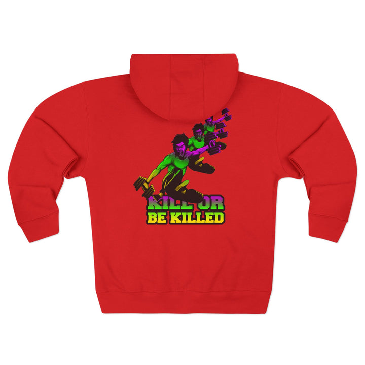 CG LIFT KICK YELLOW GREEN PURPLE FADE /KILL OR BE KILLED ZIP UP