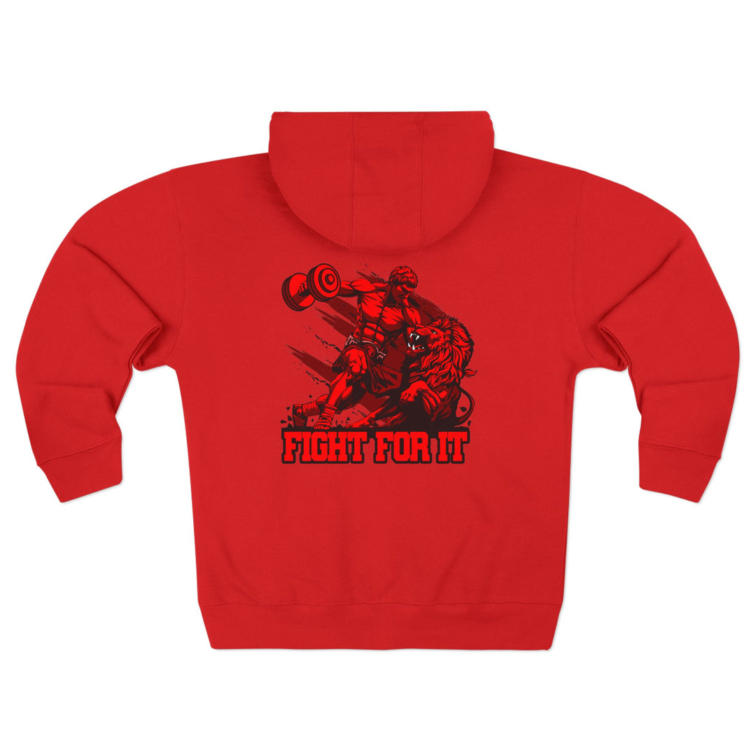 CG COLISEUM MAC RED /FIGHT FOR IT ZIP UP