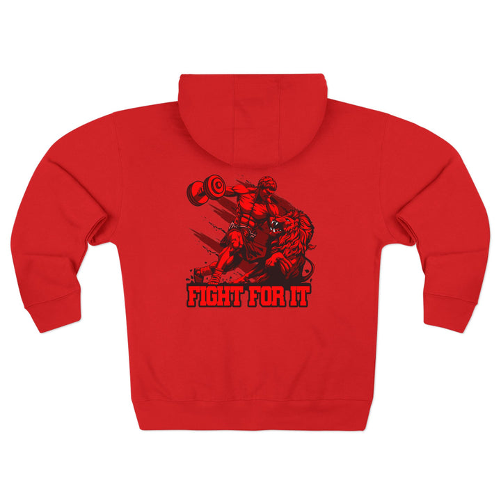 CG COLISEUM MAC RED /FIGHT FOR IT ZIP UP