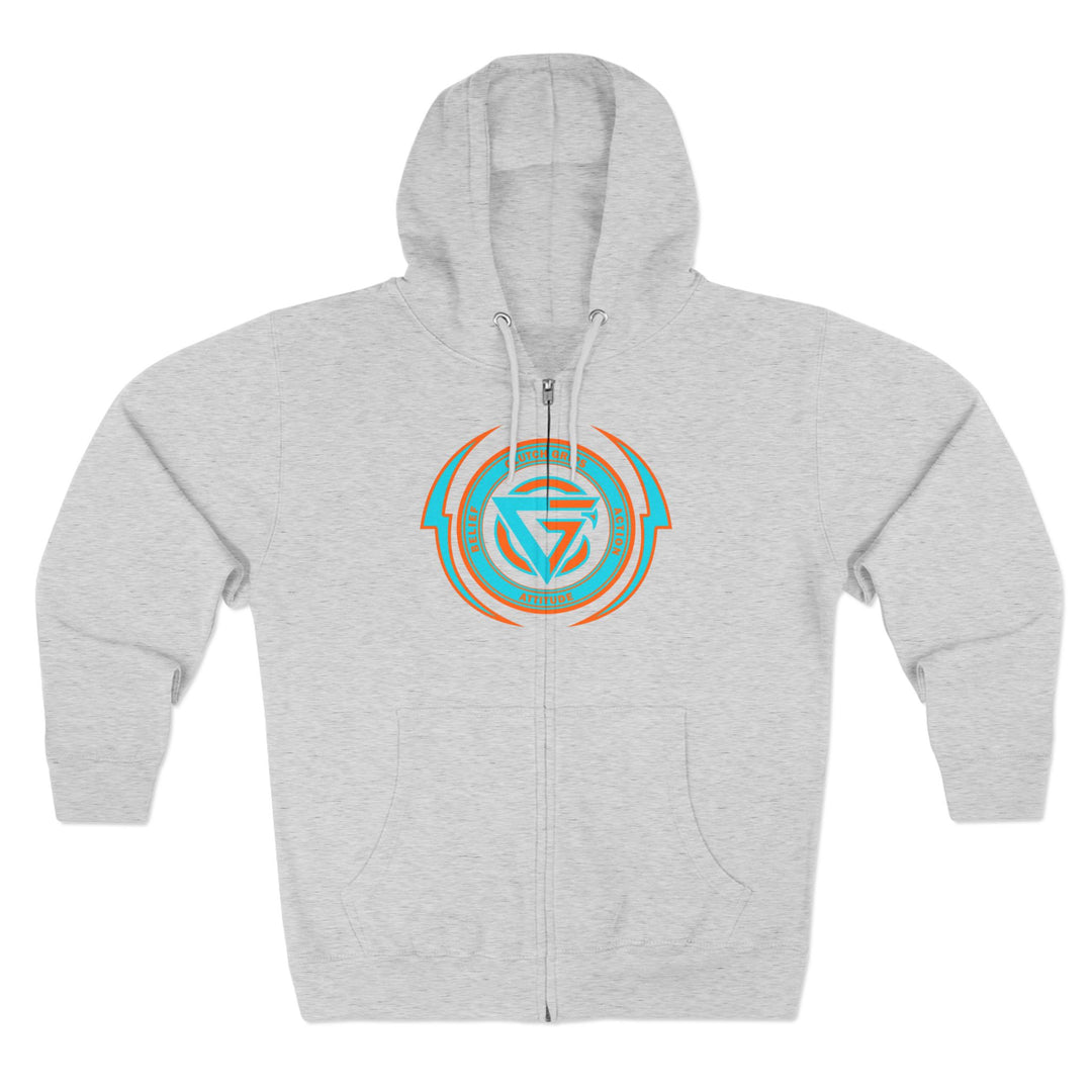 CG BIG MAC CHIEF AQUA ORANGE/READY FOR WAR ZIP UP