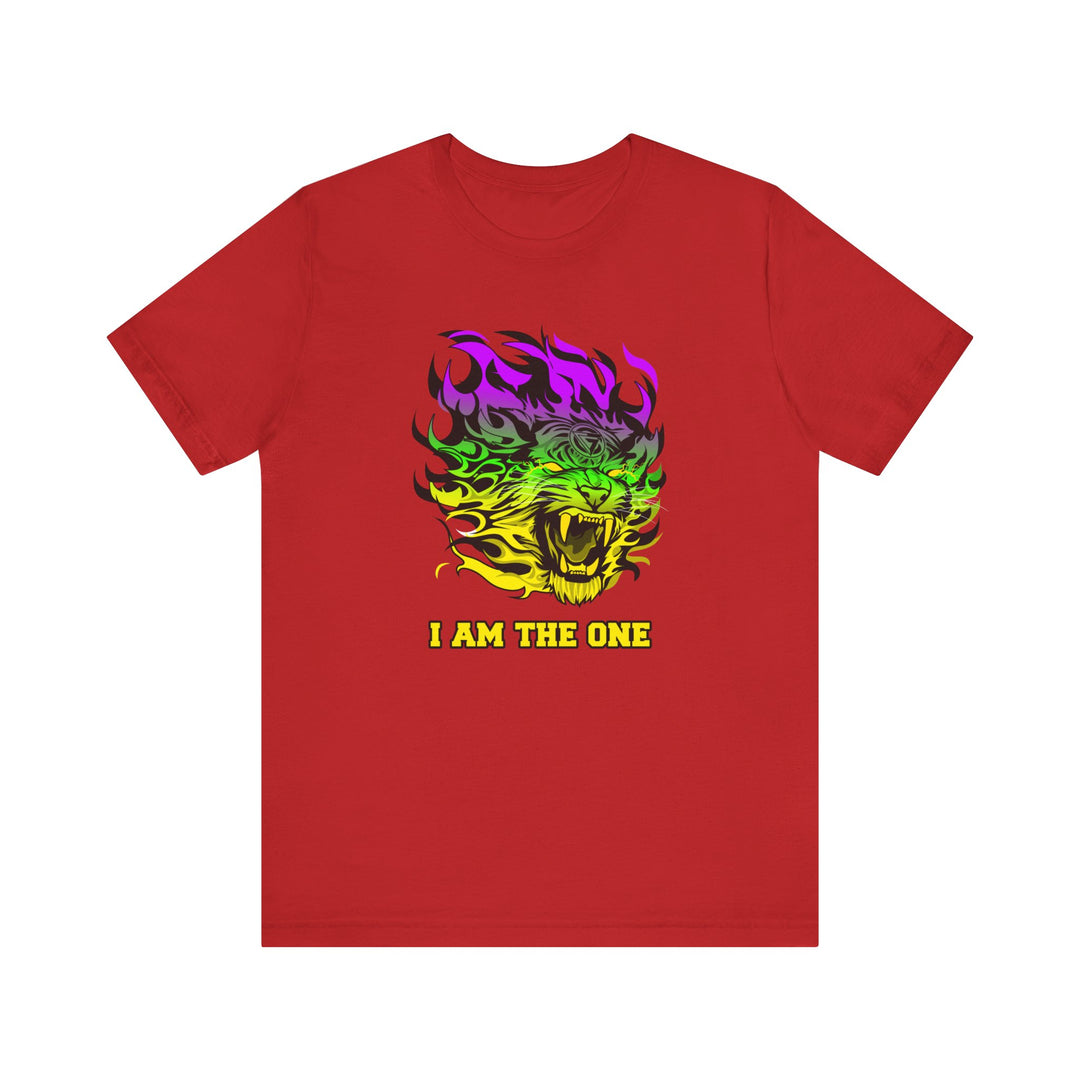 TIGER FLAME YELLOW GREEN PURPLE FADE/I AM THE ONE