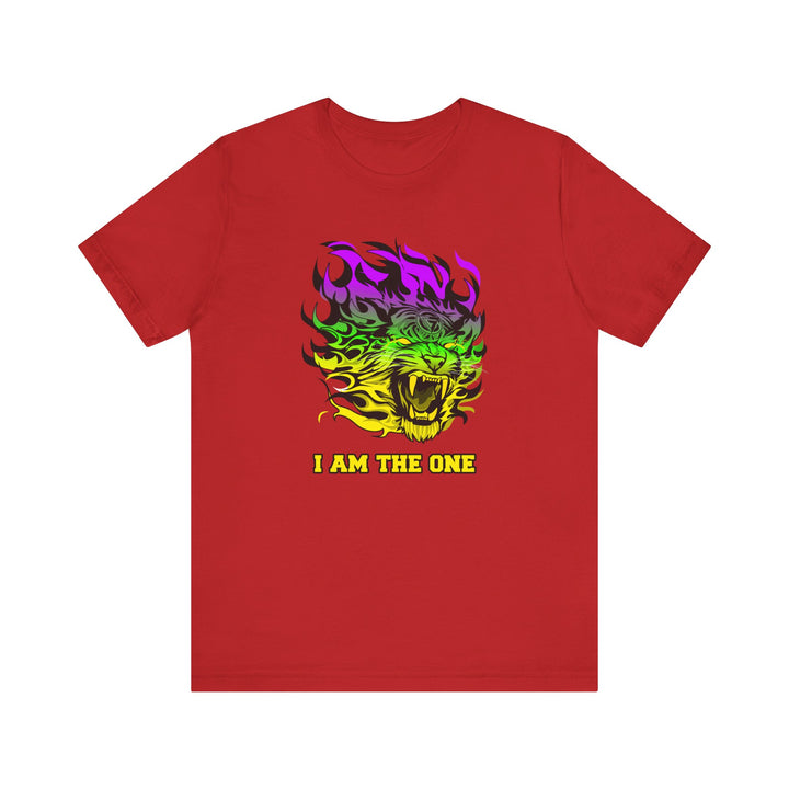 TIGER FLAME YELLOW GREEN PURPLE FADE/I AM THE ONE