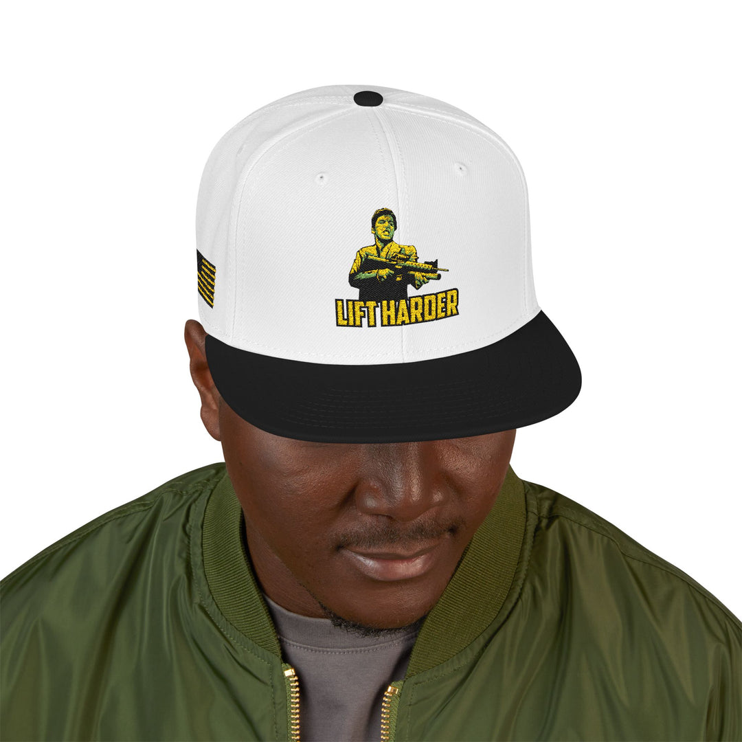 CG FINAL MAFIA BOSS YELLOW BLACK /LIFT HARDER Snapback (Embroidery)