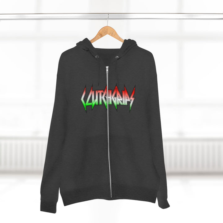 CG APE VS ZILLA RED WHITE GREEN FADE /CONQUER ZIP UP