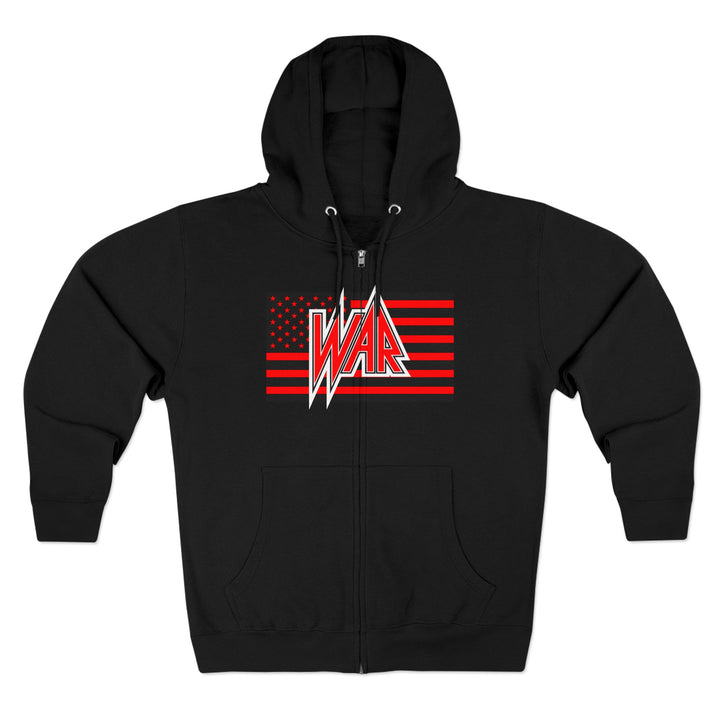 CG  NAVY SEAL TRIBUTE  RIP RED BLACK /AMERICAN BADASS ZIP UP