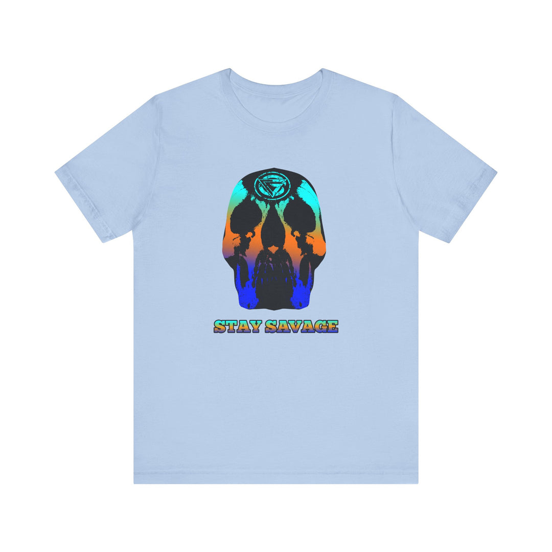 SKULLATOR BLUE ORANGE AQUA  /STAY SAVAGE