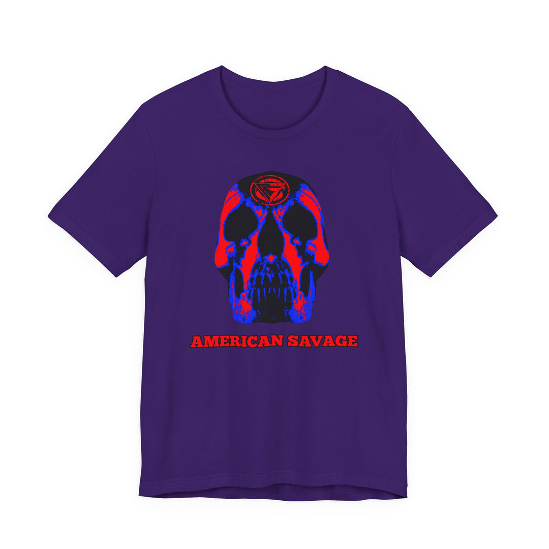 SKULLATOR RED BLUE /AMERICAN SAVAGE