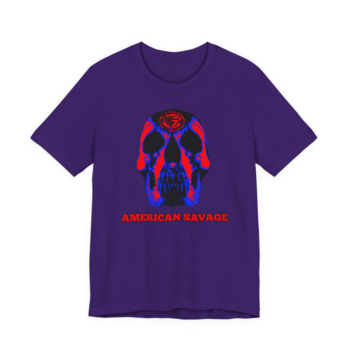 SKULLATOR RED BLUE /AMERICAN SAVAGE