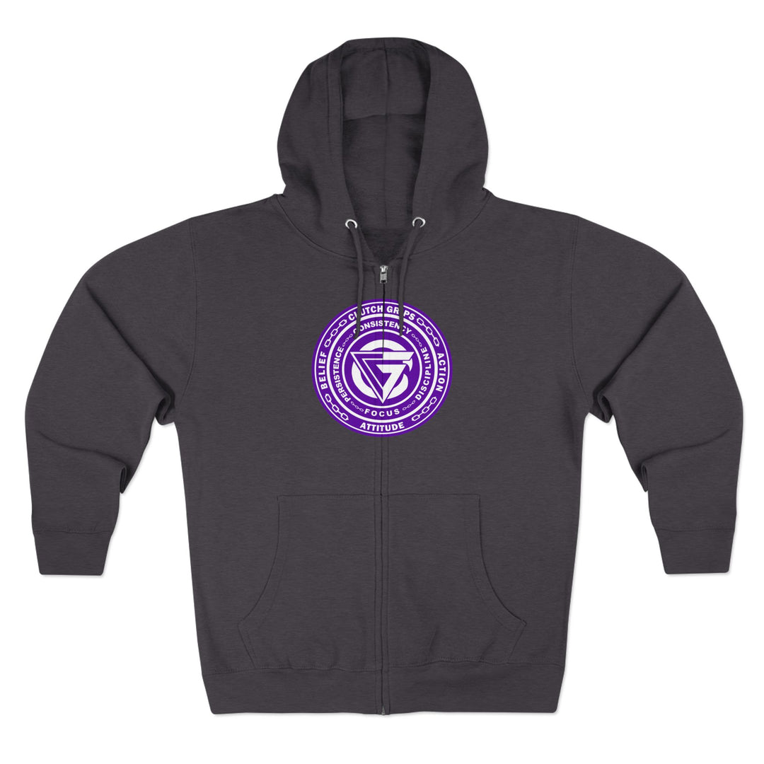 MACK WICK LIFT  PURPLE WHITE /LIFT OR DIE ZIP UP