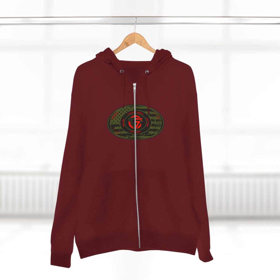 CG SKULL BANDIT FOREST CAMO/I AM THE ONE ZIP UP