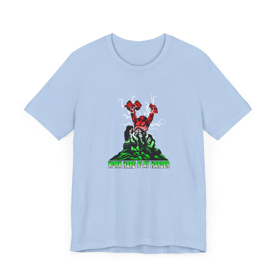 CG CONFIDENCE RED WHITE GREEN FADE /WORK HARD PLAY HARDER