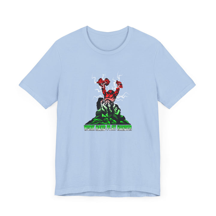 CG CONFIDENCE RED WHITE GREEN FADE /WORK HARD PLAY HARDER