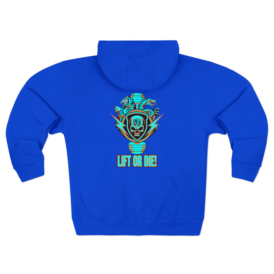 CG SGL SKULL BELL MIAMI STYLE/LIFT OR DIE ZIP UP
