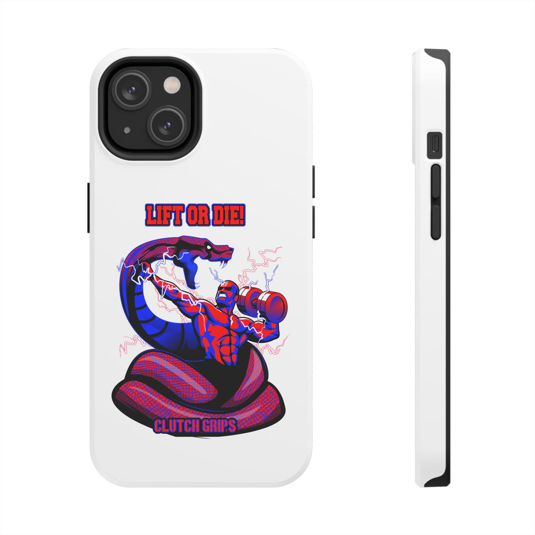 MAC VS SNAKE PHONE CASE RED BLUE /LIFT OR DIE