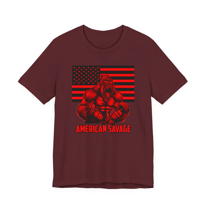 CG MAC ALPHA APE RED BLACK  /AMERICAN SAVAGE