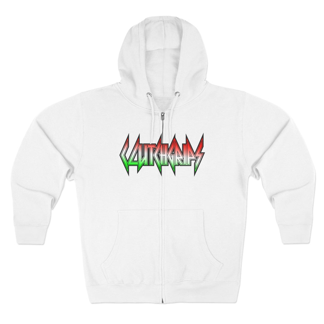 CG SKULLATOR SGL BELL DRAGON TIGER RED WHITE GREEN FADE /STAY SAVAGE ZIP UP