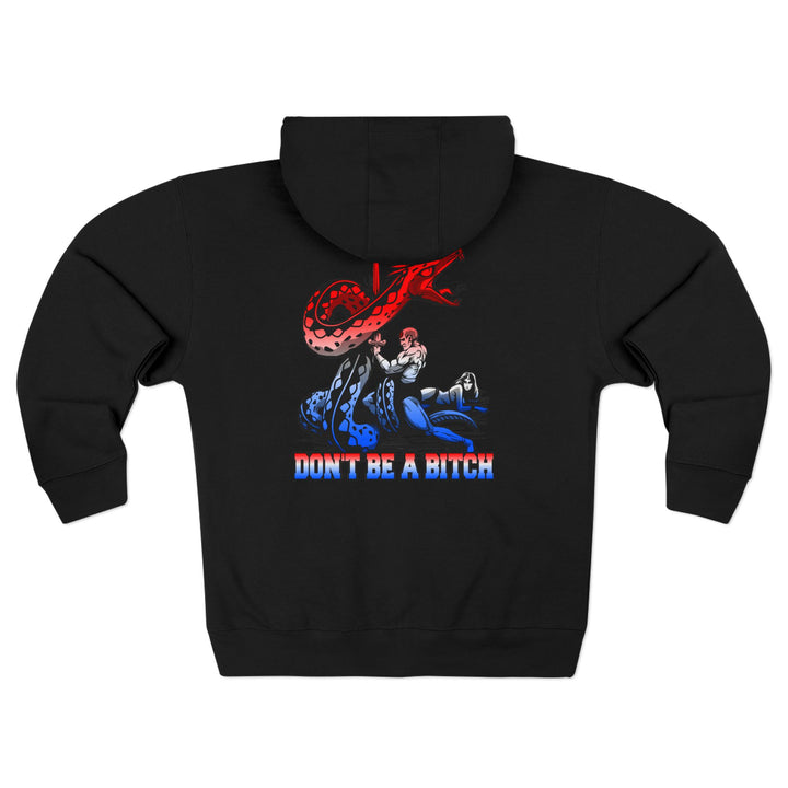 CG SERPENT SLAYER RED WHITE BLUE /DONT BE A BITCH ZIP UP
