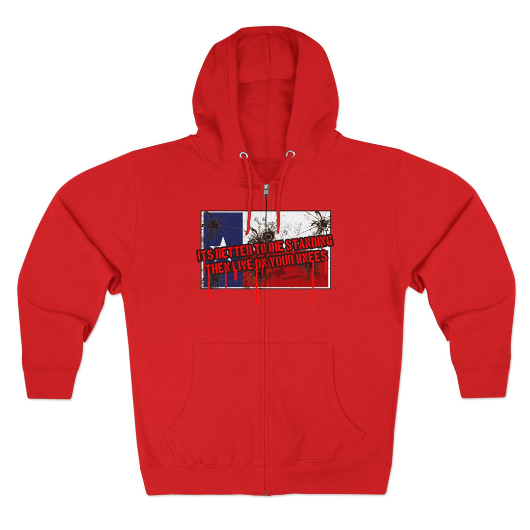 CG ANGRY DOG LONE STAR TEXAS STYLE /LIFT OR DIE ZIP UP
