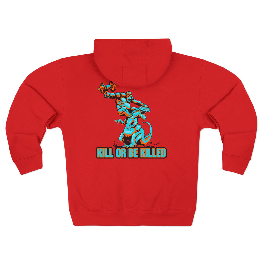 CG APE VS ZILLA 2ND FIGHT MIAMI COLORS /KILL OR BE KILLED ZIP UP