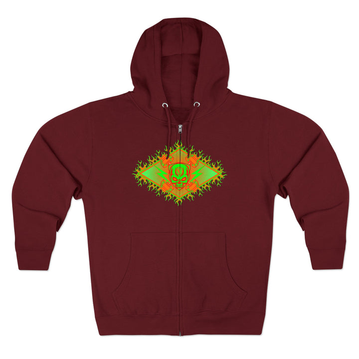 CG LIFT KICK ORANGE GREEN/LIFT HARDER ZIP UP