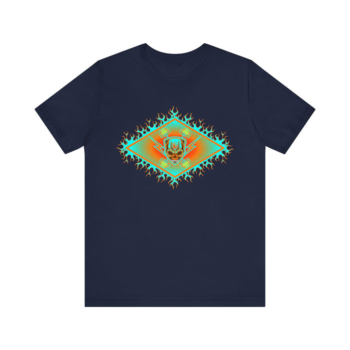 CG DIAMOND SKULLATOR MIAMI AQUA ORANGE DBL BELL