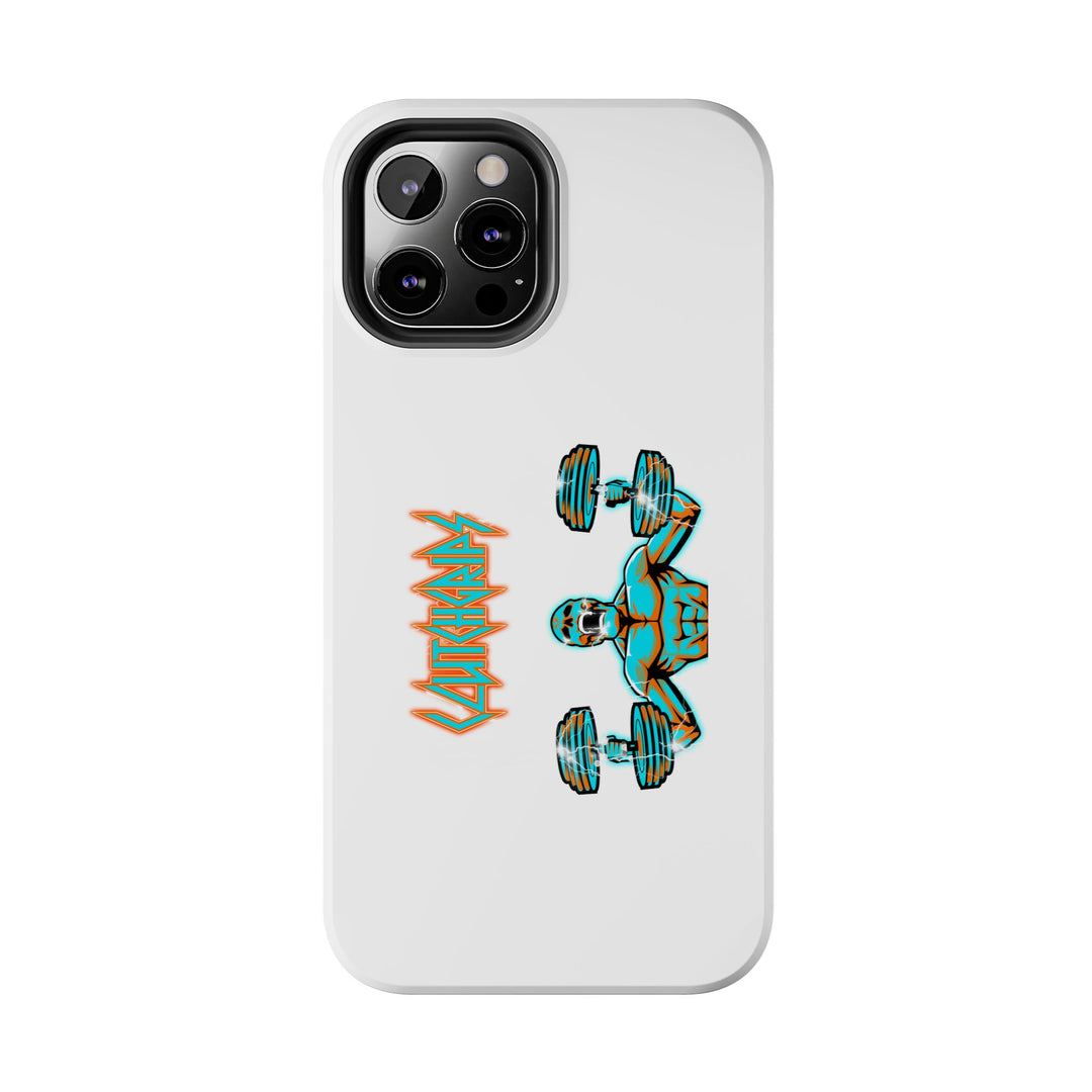 RIDE THE LIGHTNING MIAMI COLORS AQUA ORANGE PHONE CASE/CLUTCHGRIPS