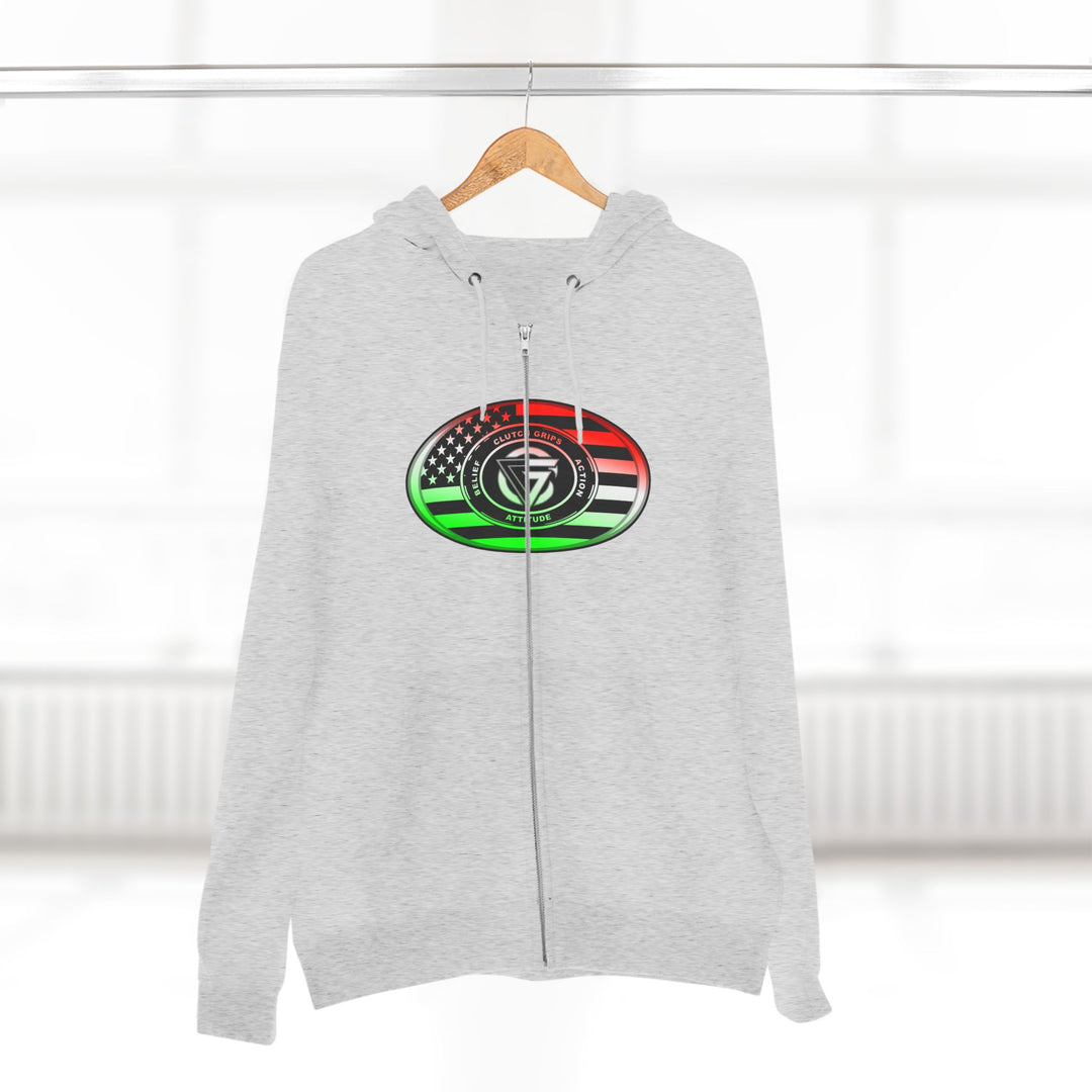 CG SERPENT SLAYER RED WHITE GREEN FADE /I AM THE ONE ZIP UP