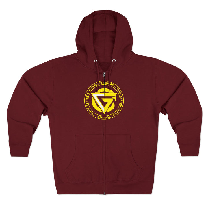 CG TIGER VS TIGER YELLOW BLACK /WELCOME TO THE JUNGLE ZIP UP