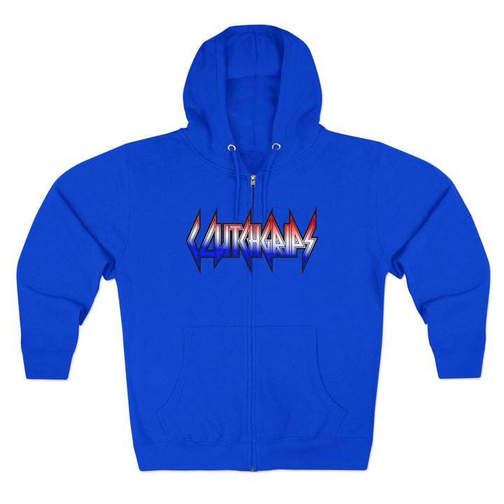 CG A AMERICAN WARRIORS RED WHITE BLUE FADE /BRINGING IT BACK ZIP UP
