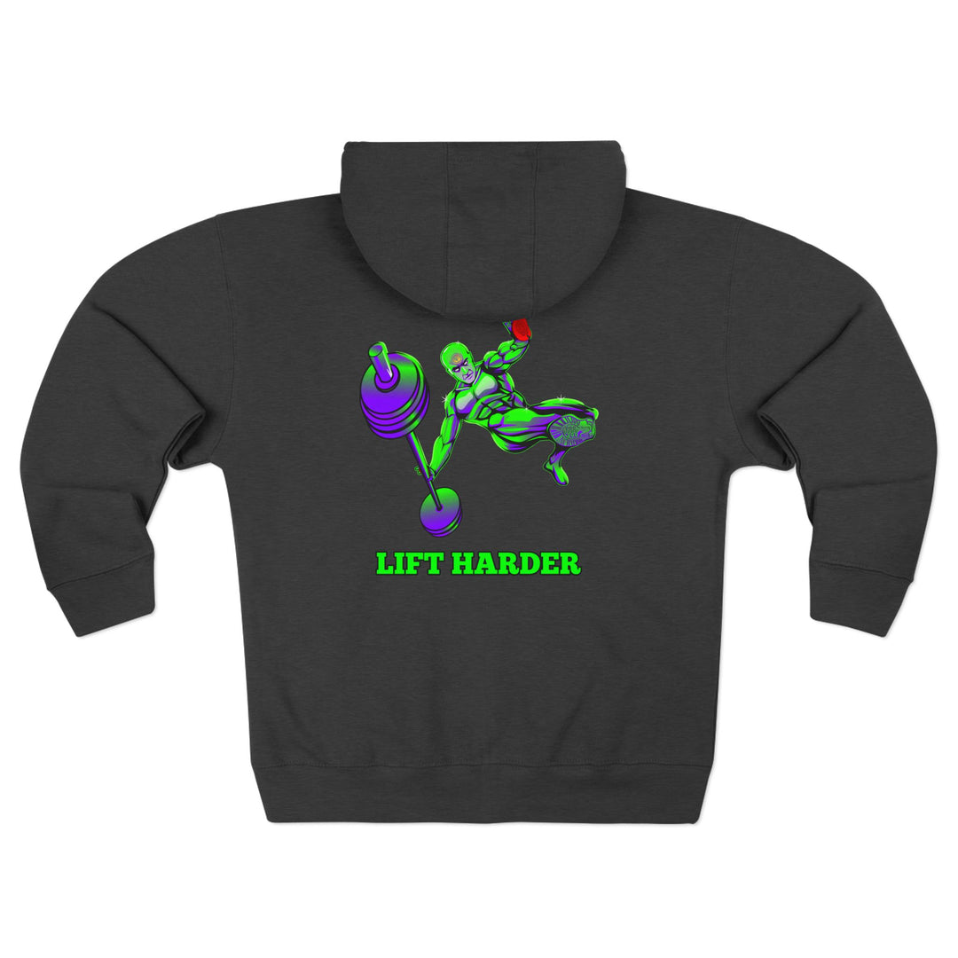 CG MAC JUMP PURPLE GREEN/LIFT HARDER ZIP UP