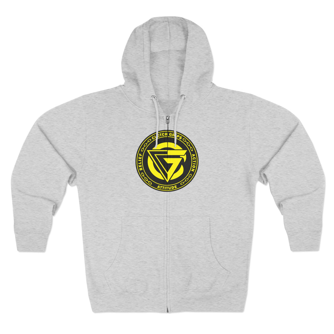 CG TIGER VS TIGER YELLOW BLACK /READY FOR WAR ZIP UP