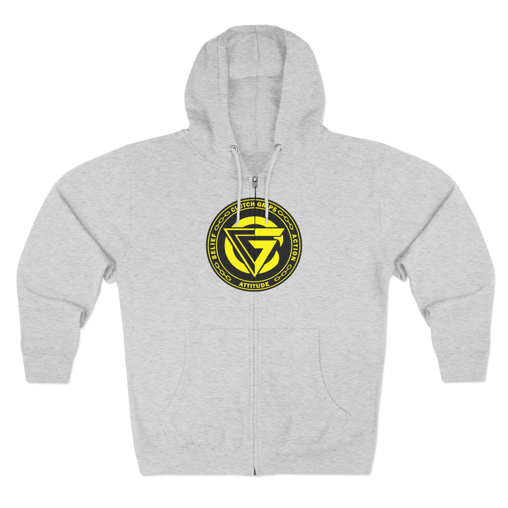CG TIGER VS TIGER YELLOW BLACK /READY FOR WAR ZIP UP