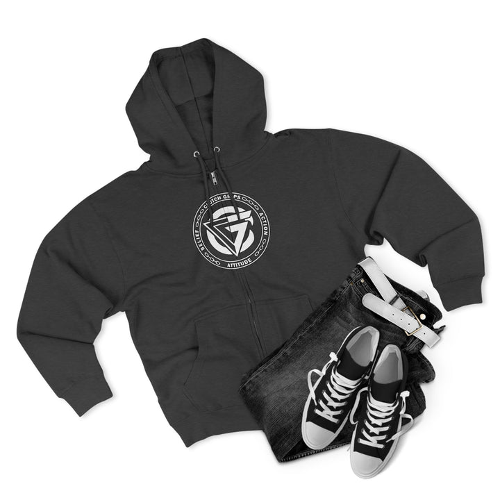 CG WICKED VIPER BLACK WHITE/AMERICAN SAVAGE ZIPUP