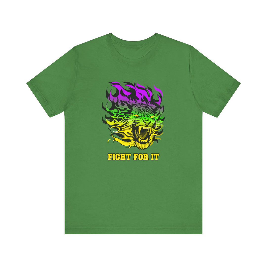 TIGER FLAME YELLOW GREEN PURPLE /FIGHT FOR IT