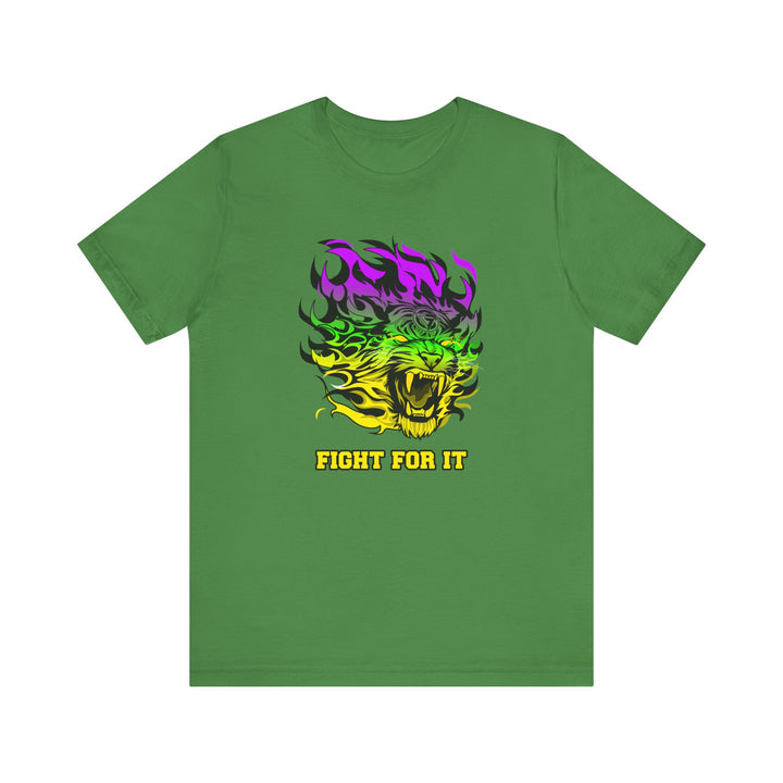TIGER FLAME YELLOW GREEN PURPLE /FIGHT FOR IT