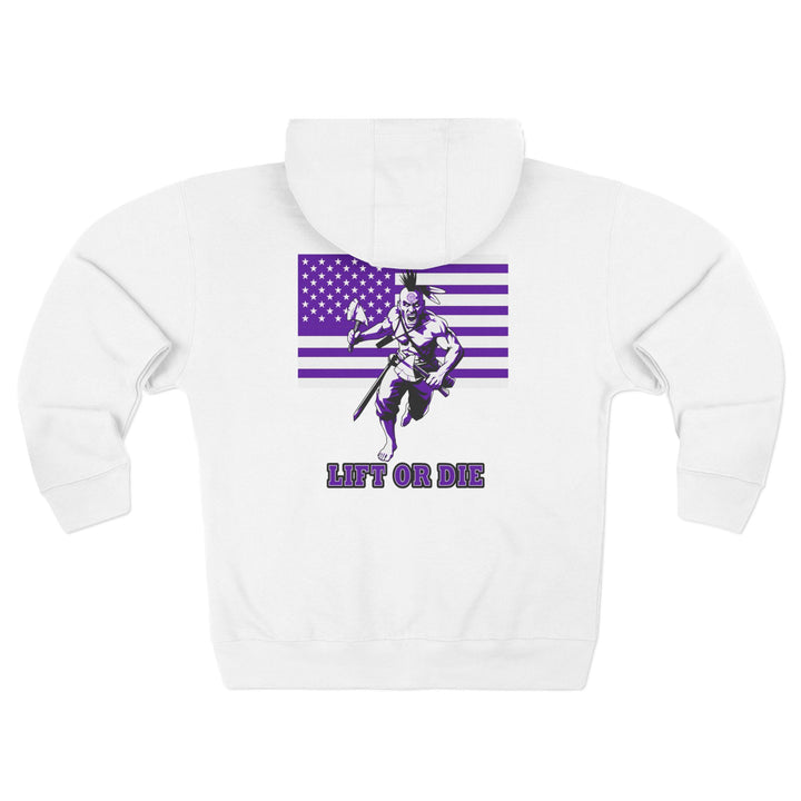 CG MAC BRAVE PURPLE WHITE /LIFT OR DIE ZIP UP