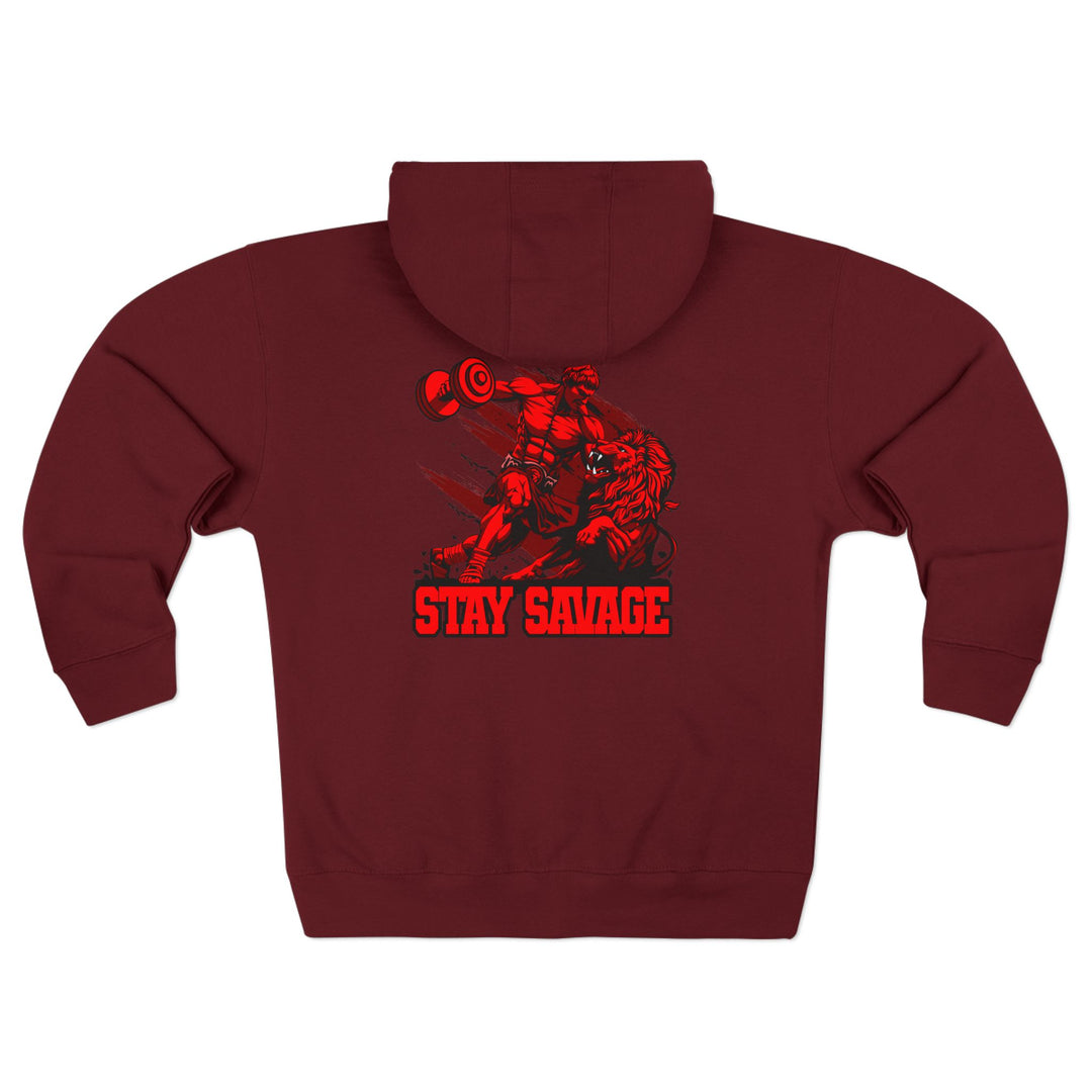 CG COLISEUM MAC RED /STAY SAVAGE ZIP UP