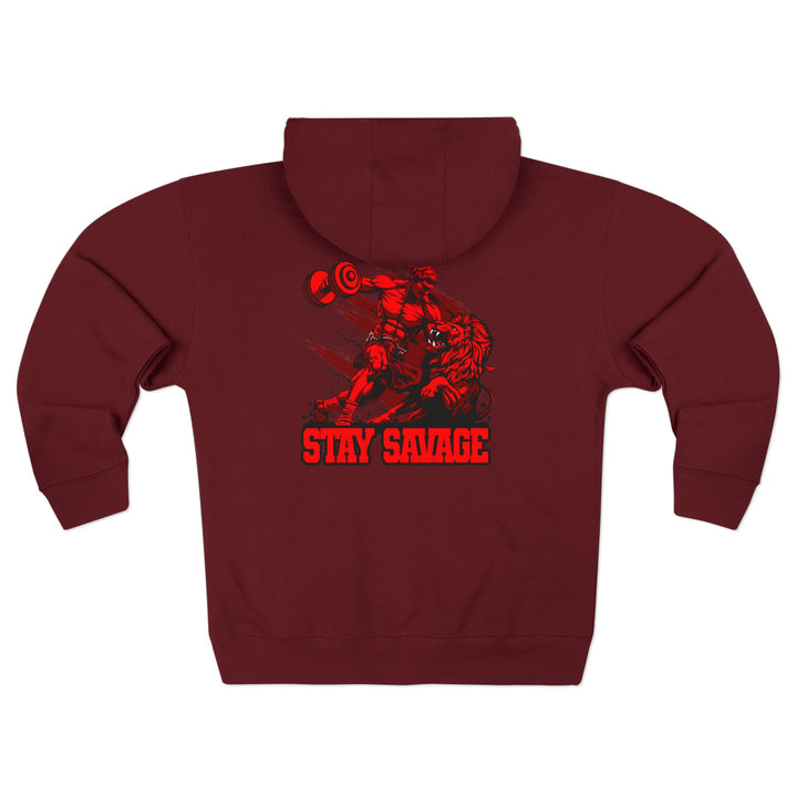 CG COLISEUM MAC RED /STAY SAVAGE ZIP UP