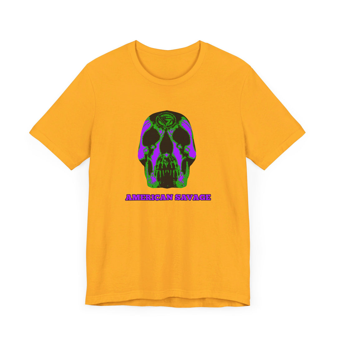SKULLATOR PURPLE GREEN  /AMERICAN SAVAGE