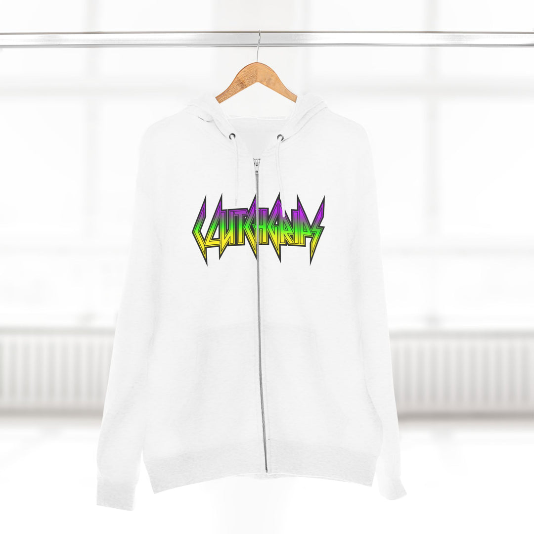 CG LIFT KICK YELLOW GREEN PURPLE FADE /KILL OR BE KILLED ZIP UP