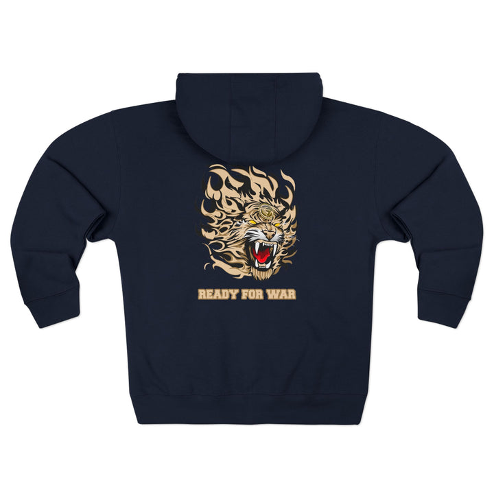 CG TIGER FLAME DESERT SAND /READY FOR WAR ZIP UP