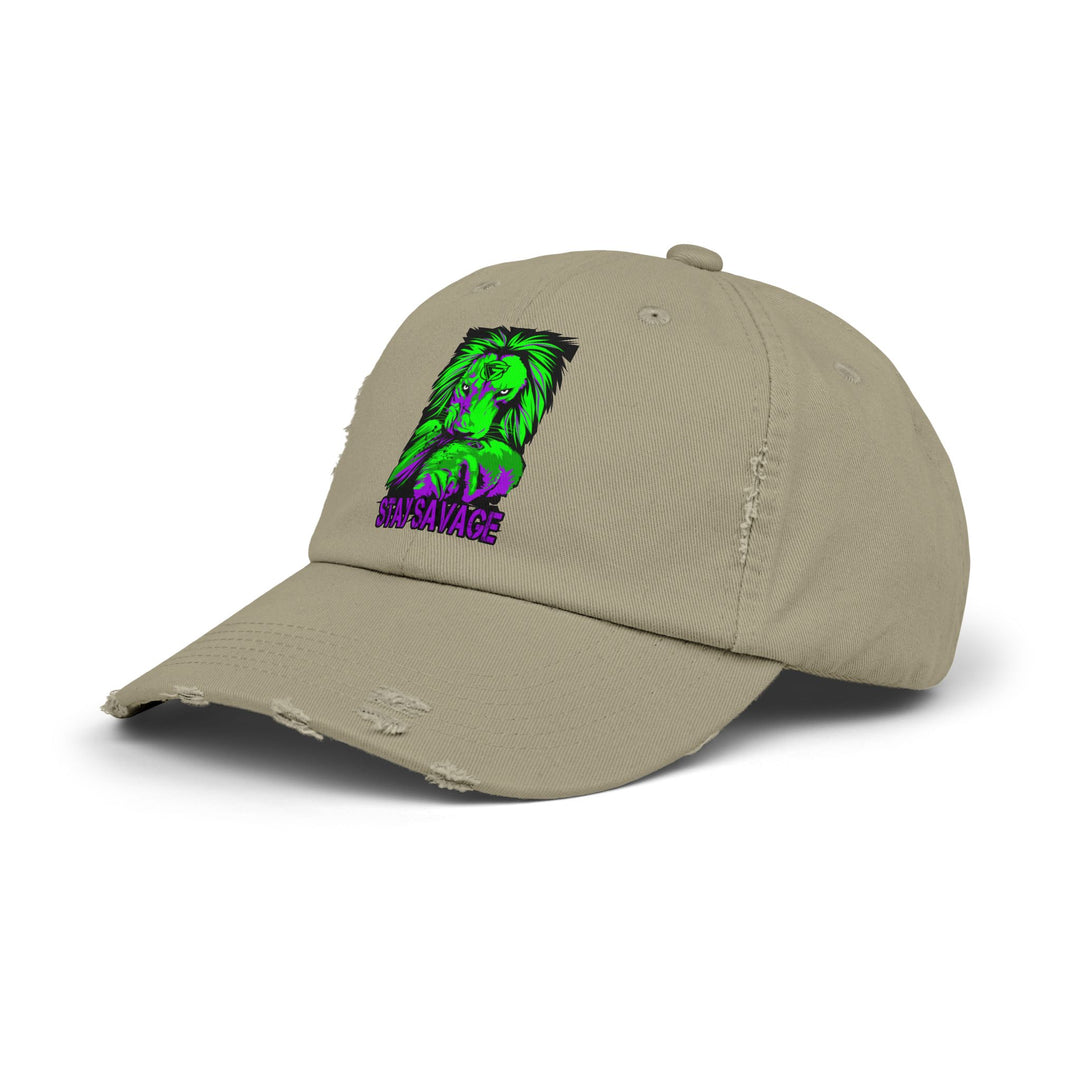 LION HEART PURPLE GREEN /STAY SAVAGE CAP