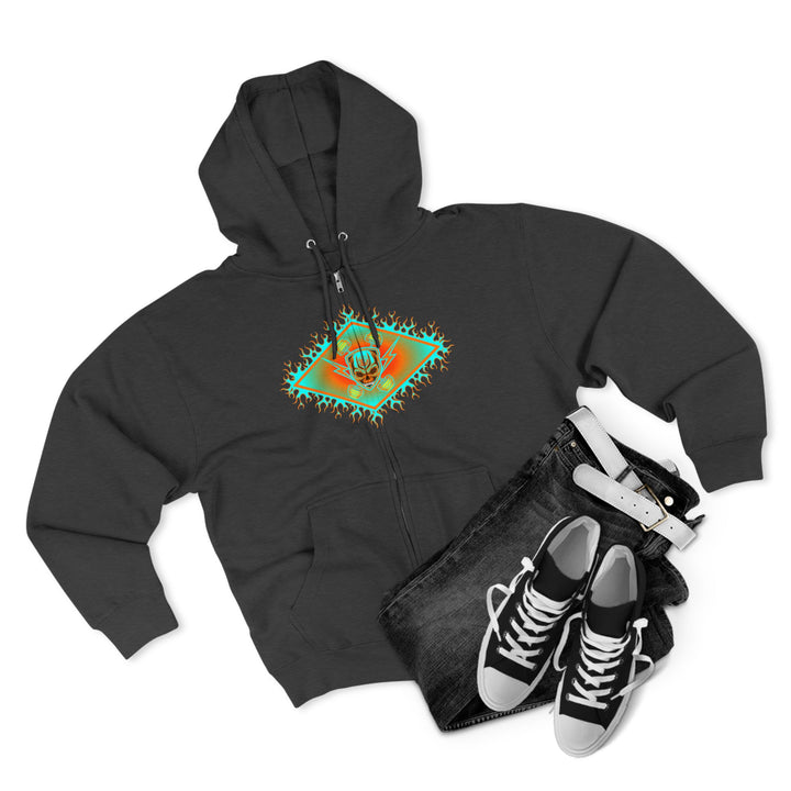 MAC VS SNAKE AQUA MIAMI DIAMOND FRONT /STAY SAVAGE ZIP UP