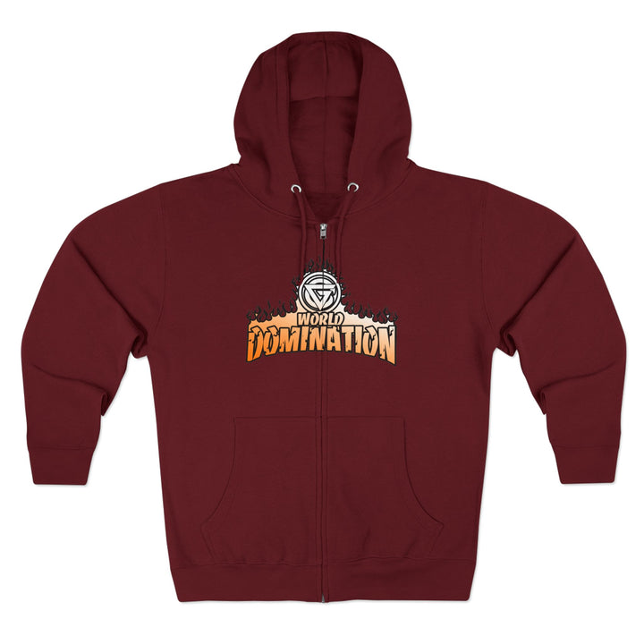 CG LIGHTNING KING ORANGE WHITE FADE/LIFT OR DIE ZIP UP