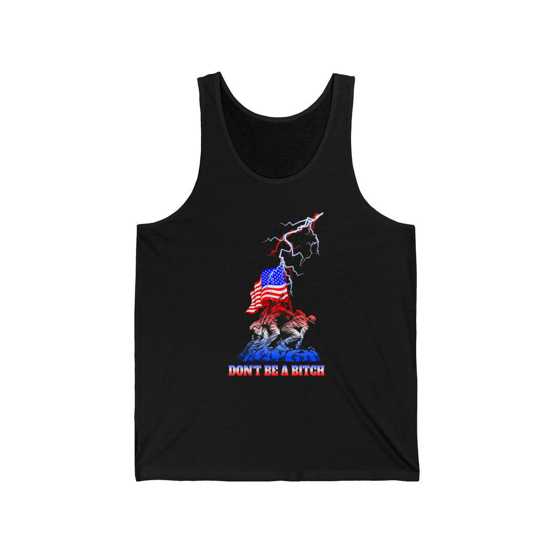 CG AMERICAN BAD ASS RED WHITE BLUE FADE /DONT BE A BITCH