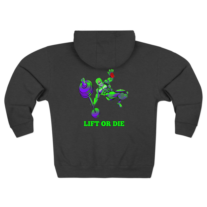 CG MAC JUMP PURPLE GREEN/LIFT OR DIE ZIP UP