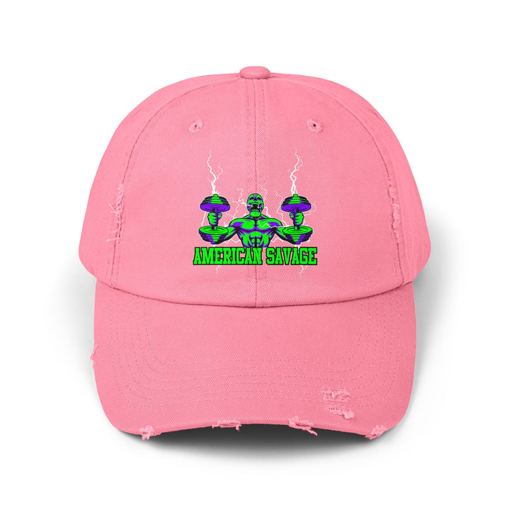 RIDE THE LIGHTNING PURPLE GREEN/AMERICAN SAVAGE CAP