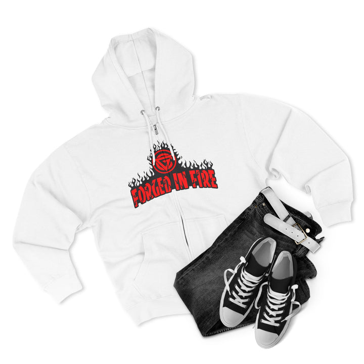 CG  NAVY SEAL TRIBUTE  RIP RED BLACK /READY FOR WAR ZIP UP