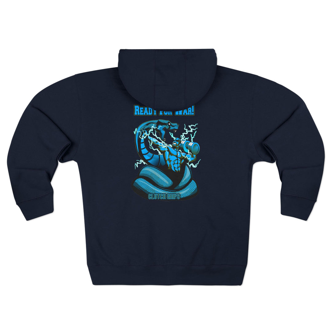 MAC VS SNAKE BLUE/READY FOR WAR ZIP UP