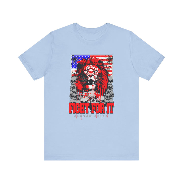 LIONHEART USA FLAG RED WHITE BLUE /FIGHT FOR IT